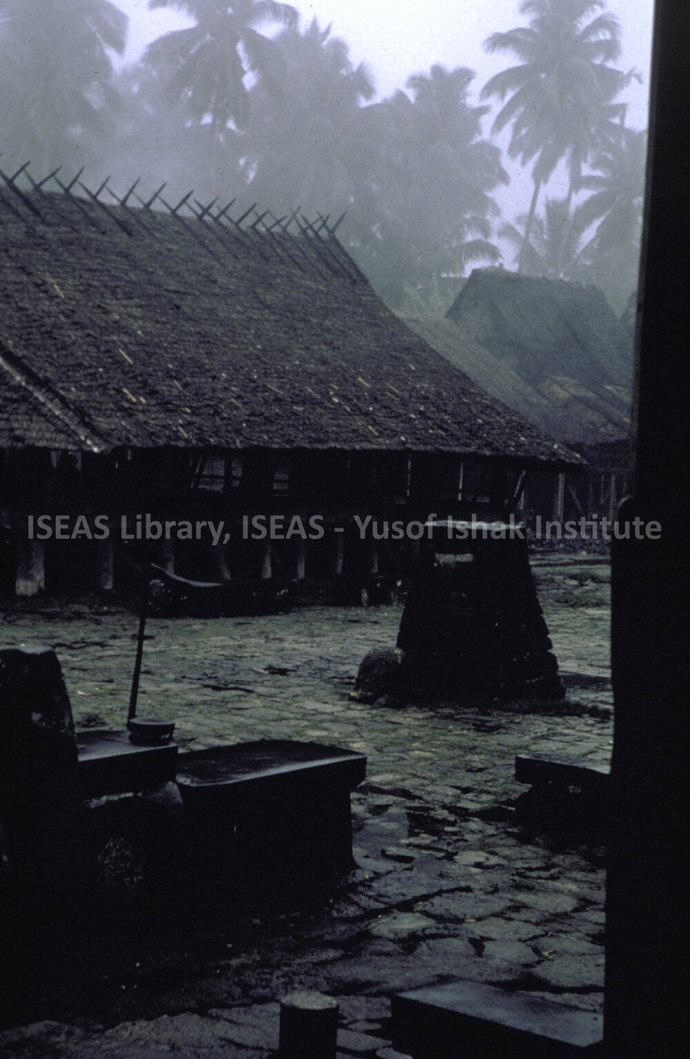 DP119_27 - A view of the council house, Bawomataluo, Nias, Indonesia.