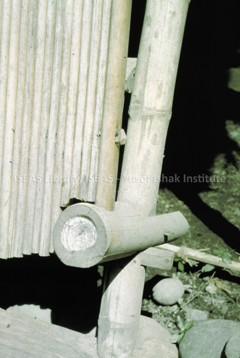 DP129_37 - A close up of a staircase, Lampisang,Sumatra, Indonesia.