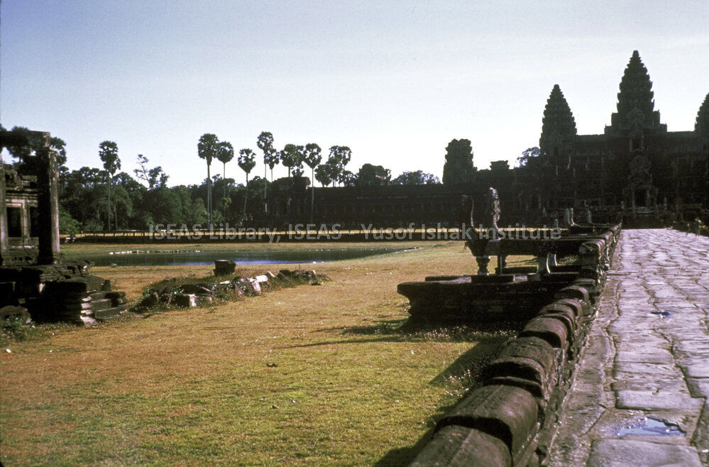 DP18_07 - A view of the outermost enclosure of Angkor Wat, Angkor, Cambodia.