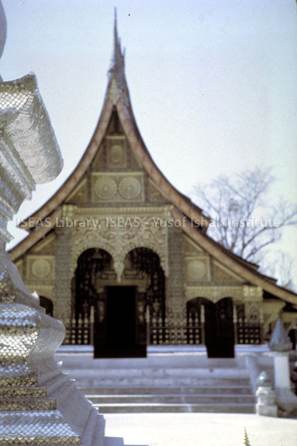 DP19_06 - A frontal view of the ordination hall of Wat Xieng Thong, Luang Prabang, Laos.