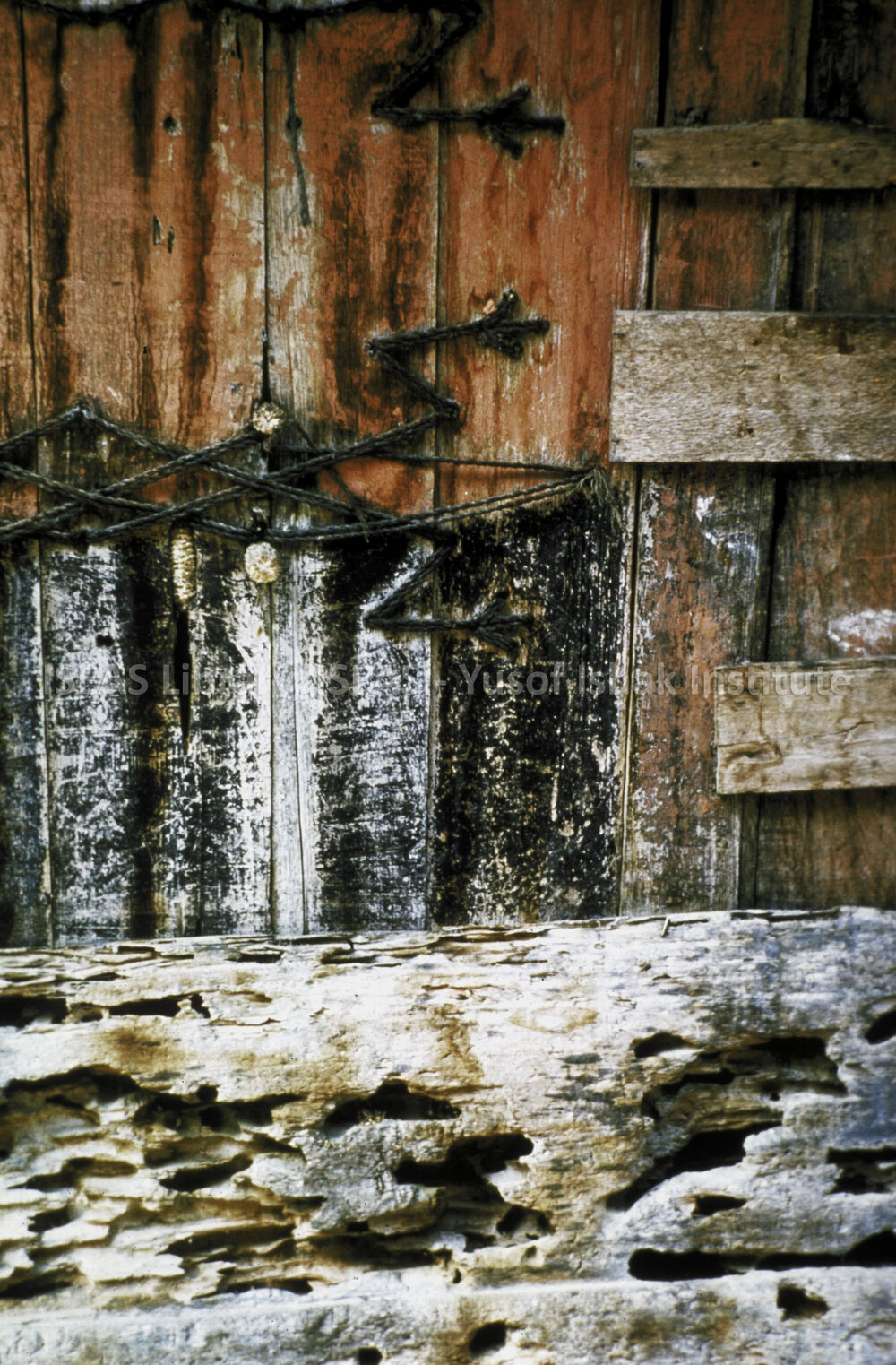 DP56_12 - A detail of a house in a Karo-Batak village, Tanjong Morawa, Sumatra, Indonesia.
