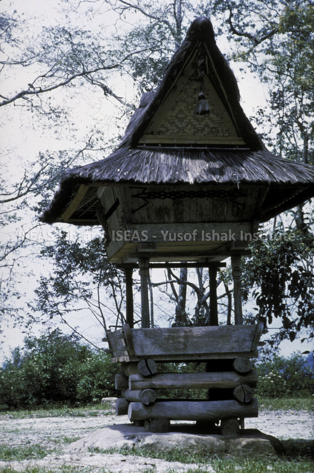 DP57_23 - A view of a rice barn, Simalungun, Sumatra, Indonesia