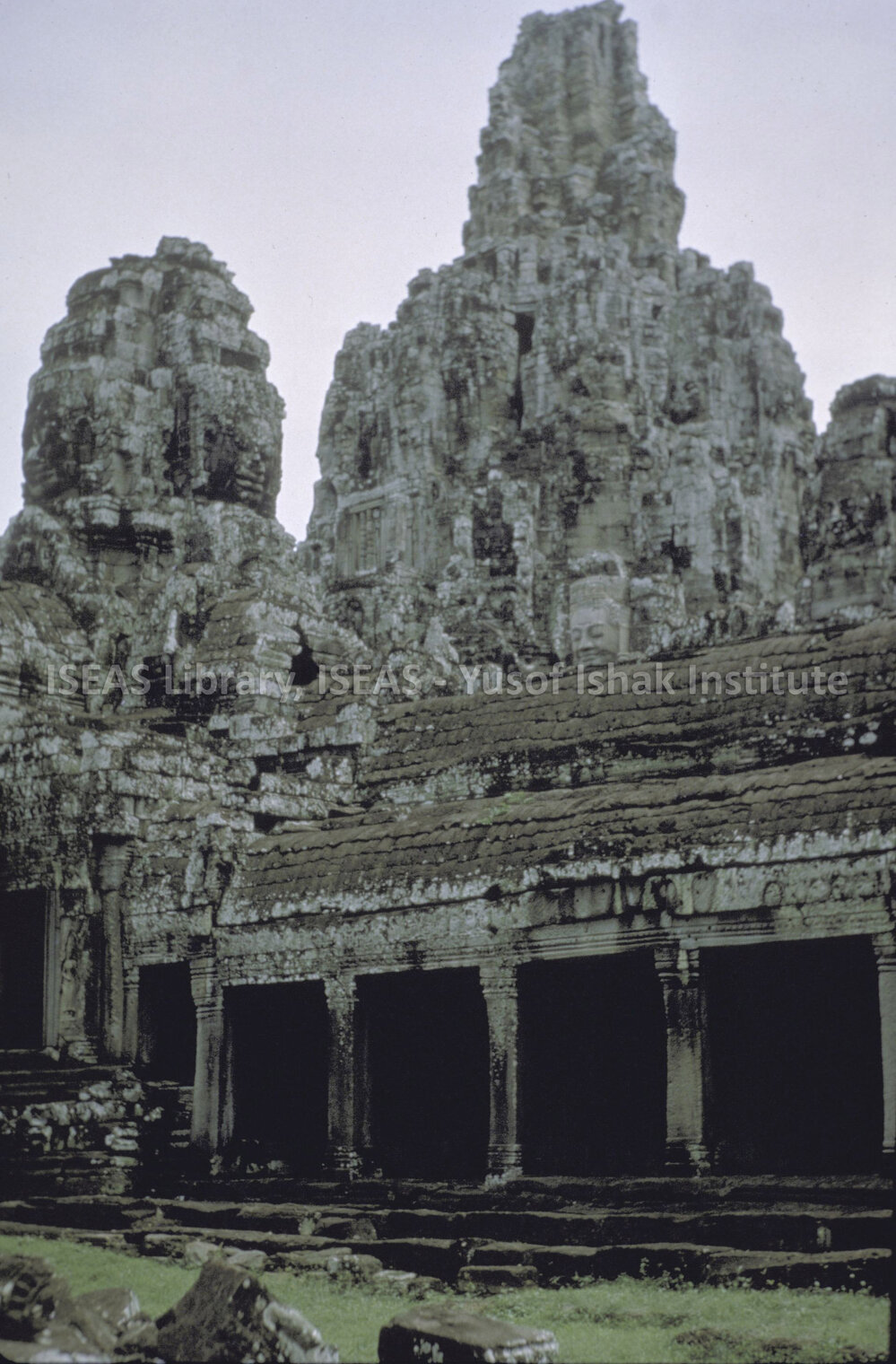 DP72_27 - A view of the central towers of Bayon, Angkor, Cambodia.