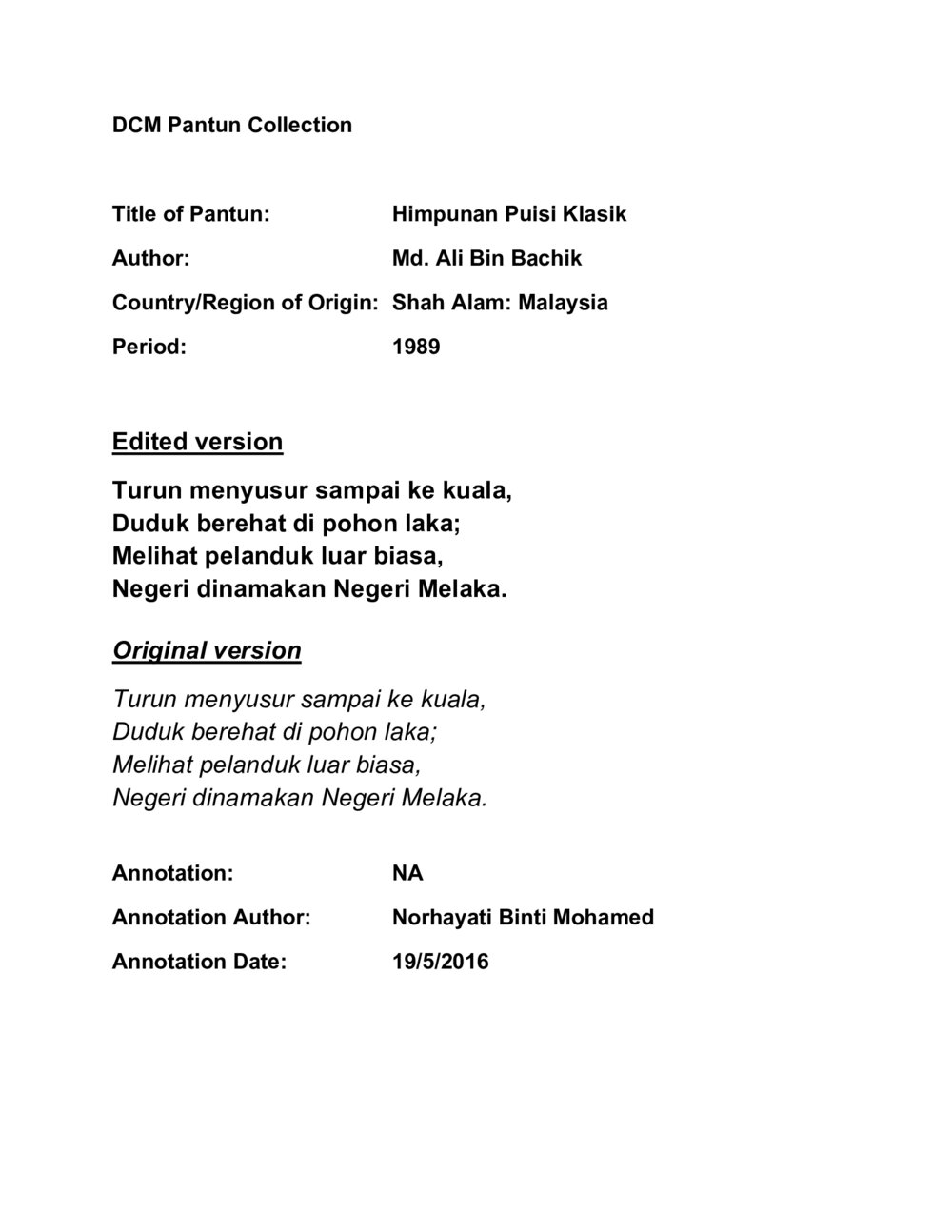 Turun menyusur sampai