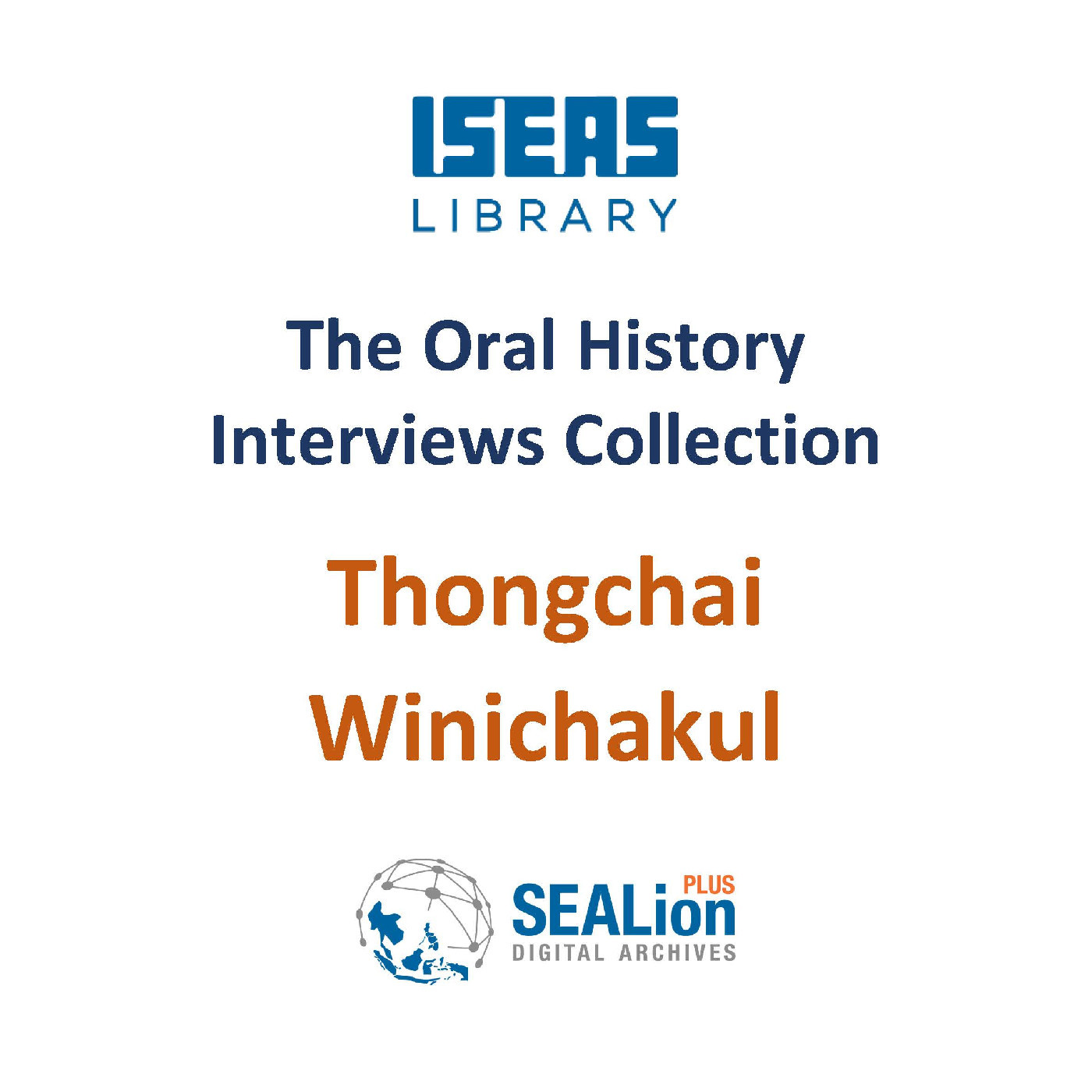 Thongchai Winichakul (OH_2015_004)