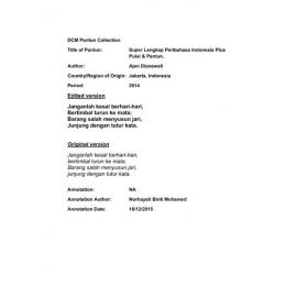 Janganlah kesal berhari