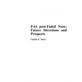 TRS02_08 - PAS post-Fadzil Noor : future directions and prospects