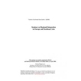 TRS06_05 - Seminar on Regional Integration in Europe and Southeast Asia