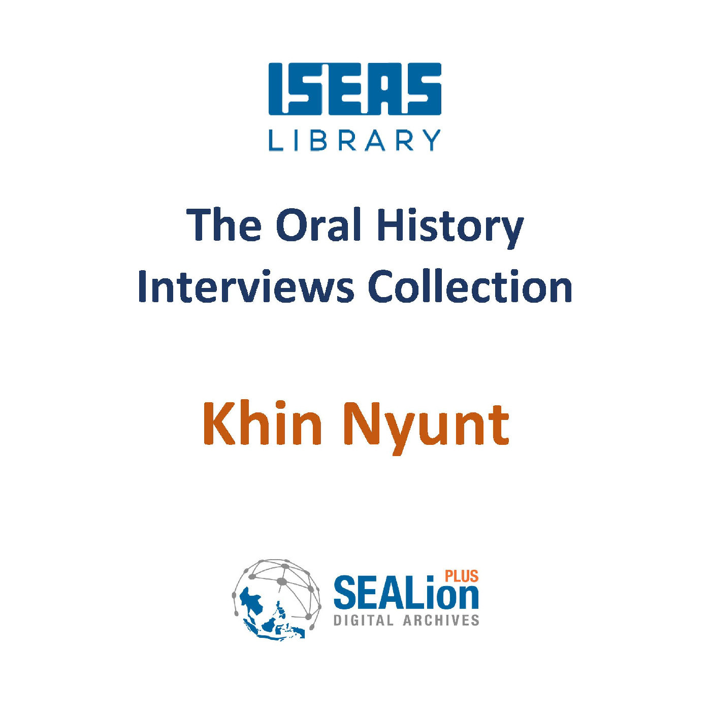 Khin Nyunt (OH_2017_004)
