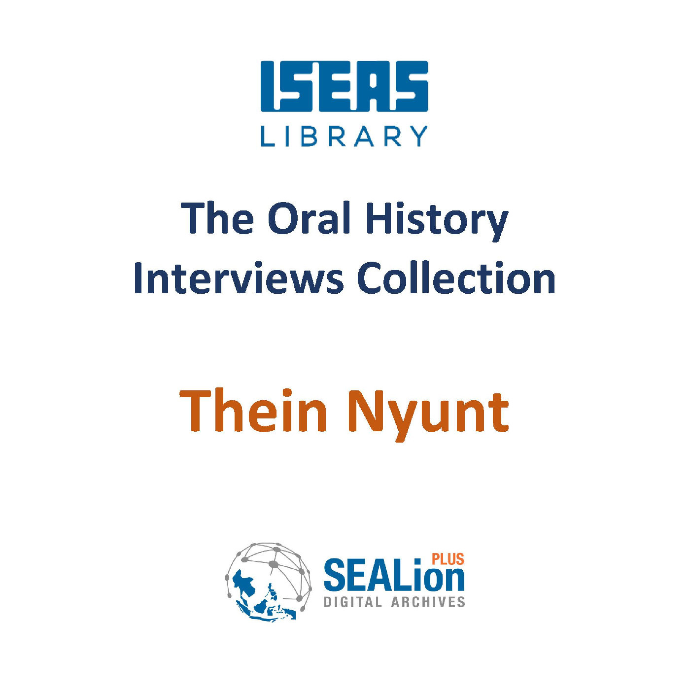 Thein Nyunt (OH_2018_007)