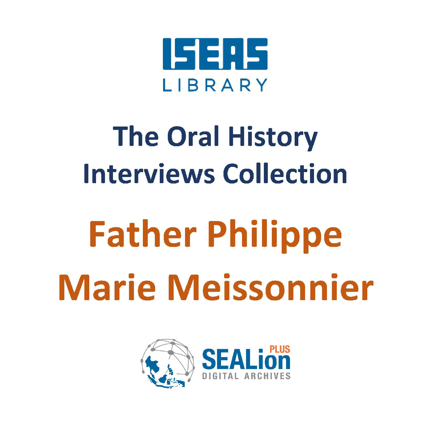 Father Philippe Marie Meissonnier (OH_1974_001)