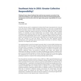 2020/198 - Southeast Asia in 2055: Greater Collective Responsibility?