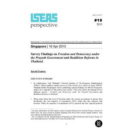 2015/019 - Survey Findings on Freedom and Democracy under the Prayuth Government and Buddhism Reforms in Thailand.