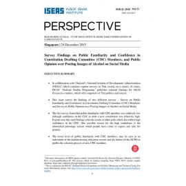 2015/071 - Survey Findings on Public Familiarity and Confidence in Constitution Drafting Committee (CDC) Members, and Public Opinion over Posting Images of Alcohol on Social Media.