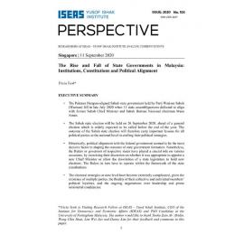 2020/103 - The rise and fall of state governments in Malaysia : institutions, constitutions and political alignment