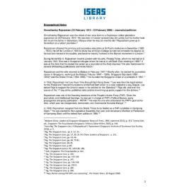 Biographical Notes of S. Rajaratnam