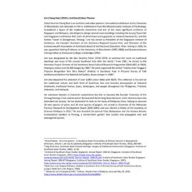 Biographical Notes of Lim Chong Keat