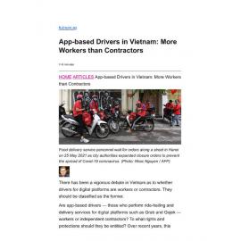 2022/170 - App-based Drivers in Vietnam: More Workers than Contractors