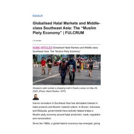 2022/310 - Globalised Halal Markets and Middle-class Southeast Asia: The “Muslim Piety Economy”