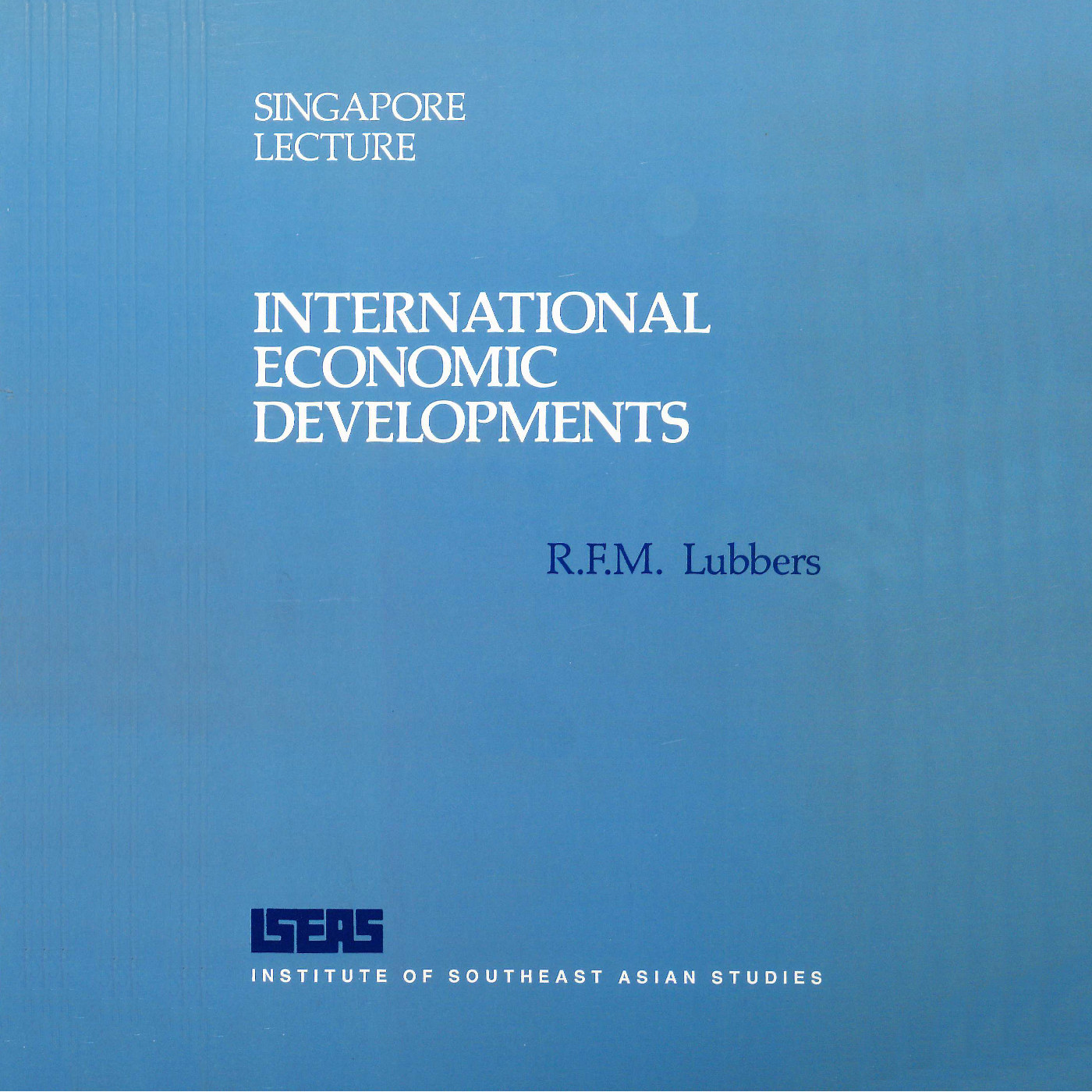 1991/01 - International Economic Developments (11th Singapore Lecture)