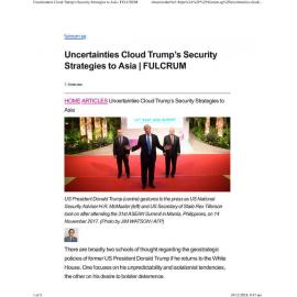 2024/311 - Uncertainties Cloud Trump’s Security Strategies to Asia