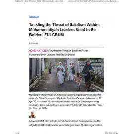 2024/227 - Tackling the Threat of Salafism Within: Muhammadiyah Leaders Need to Be Bolder