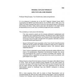 ROF 2017 - Director's Welcome Remarks