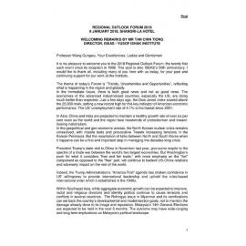 ROF 2018 - Welcoming Remarks by Mr Tan Chin Tiong