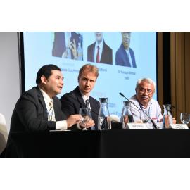 From left, Mr Rafizi Ramli, Dr Francis Hutchinson, Dr Nungsari Ahmad Radhi