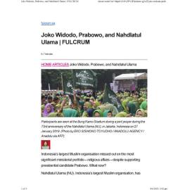 2025/069 - Joko Widodo, Prabowo, and Nahdlatul Ulama