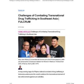 2025/080 - Challenges of Combating Transnational Drug Trafficking in Southeast Asia
