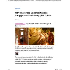 2025/104 - Why Theravāda Buddhist Nations Struggle with Democracy