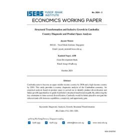 EWP 2024/2 - Structural Transformation and Inclusive Growth in Cambodia: Country Diagnostic and Product Space Analyses