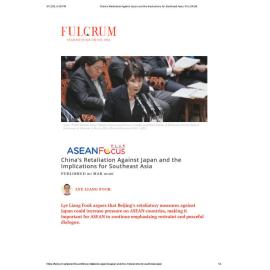 2026/05 - ASEANFocus+ - China’s Retaliation Against Japan and the Implications for Southeast Asia