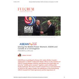 2026/08 - ASEANFocus+ - Seizing the Middle-Power Moment: ASEAN and Canada at a Convergence