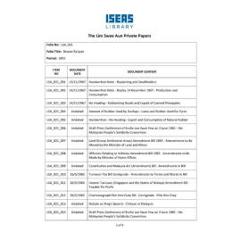 LSA_021_Item List