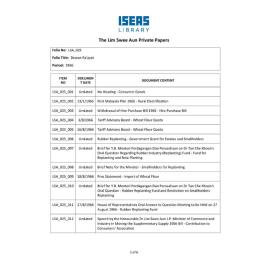 LSA_025_Item List