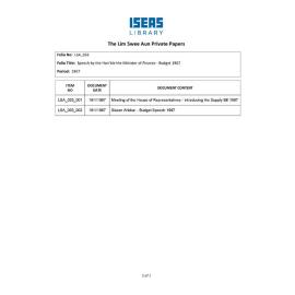 LSA_033_Item List