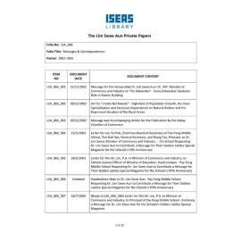 LSA_066_Item List