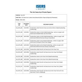 LSA_074_Item List