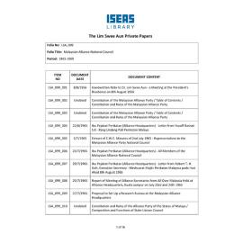 LSA_099_Item List
